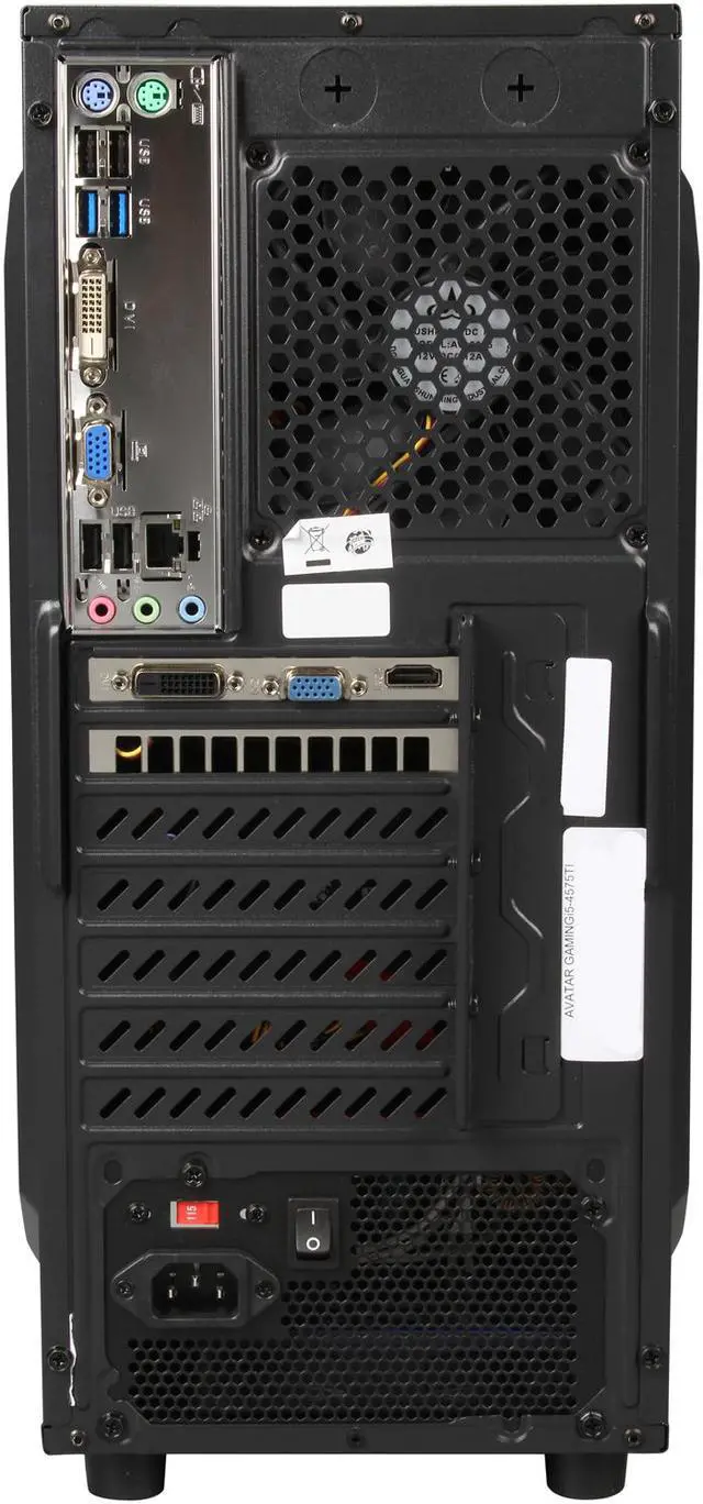 Alt view image 9 of 10 - Avatar Desktop PC Gaming I5-4575TI Intel Core i5-4590 8GB DDR3 1TB HDD NVIDIA Geforce GTX 750Ti 2GB Windows 7 Home Premium 64-Bit