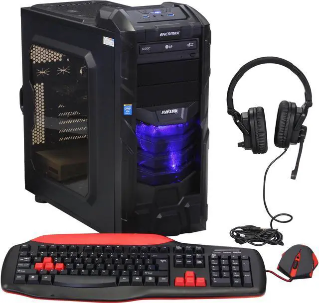 Alt view image 2 of 14 - Avatar Desktop PC Gaming I7-4776B Intel Core i7-4790 16GB DDR3 1TB HDD NVIDIA GeForce GTX 760 2GB Windows 7 Home Premium 64-Bit