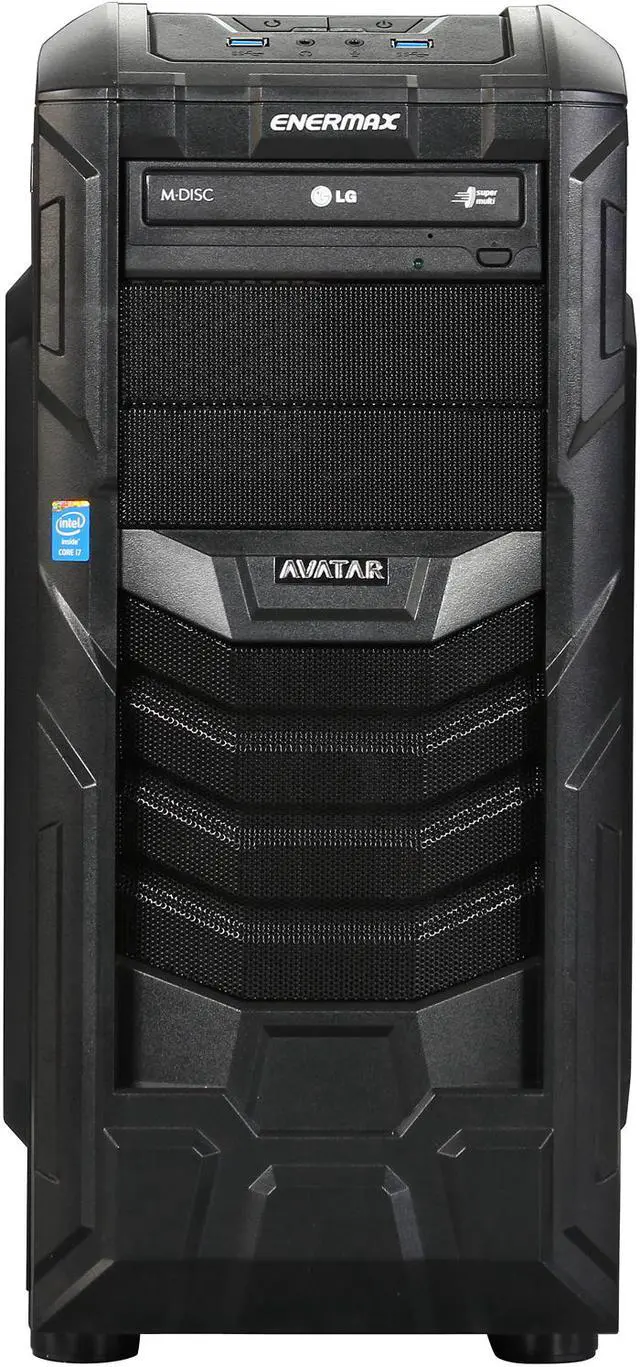 Alt view image 3 of 14 - Avatar Desktop PC Gaming I7-4776B Intel Core i7-4790 16GB DDR3 1TB HDD NVIDIA GeForce GTX 760 2GB Windows 7 Home Premium 64-Bit