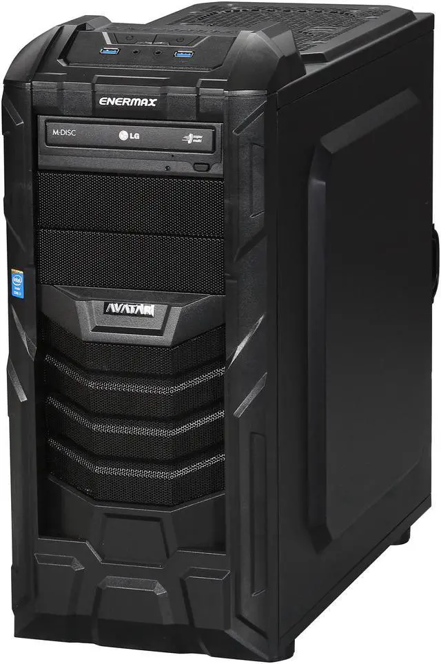 Alt view image 4 of 14 - Avatar Desktop PC Gaming I7-4776B Intel Core i7-4790 16GB DDR3 1TB HDD NVIDIA GeForce GTX 760 2GB Windows 7 Home Premium 64-Bit