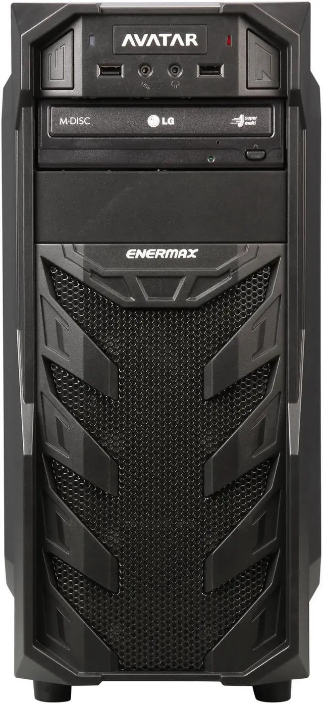 Alt view image 2 of 9 - Avatar Desktop PC Gaming FX6375 AMD FX-Series FX-6300 8GB DDR3 1TB HDD NVIDIA GeForce GTX 750 2 GB Windows 7 Home Premium 64-Bit