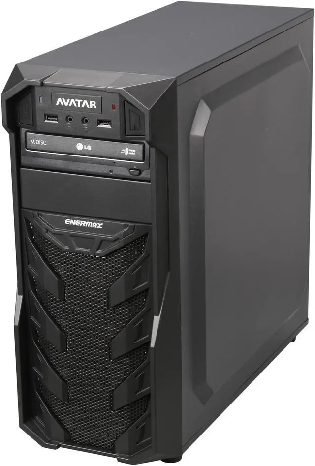 Alt view image 3 of 9 - Avatar Desktop PC Gaming FX6375 AMD FX-Series FX-6300 8GB DDR3 1TB HDD NVIDIA GeForce GTX 750 2 GB Windows 7 Home Premium 64-Bit