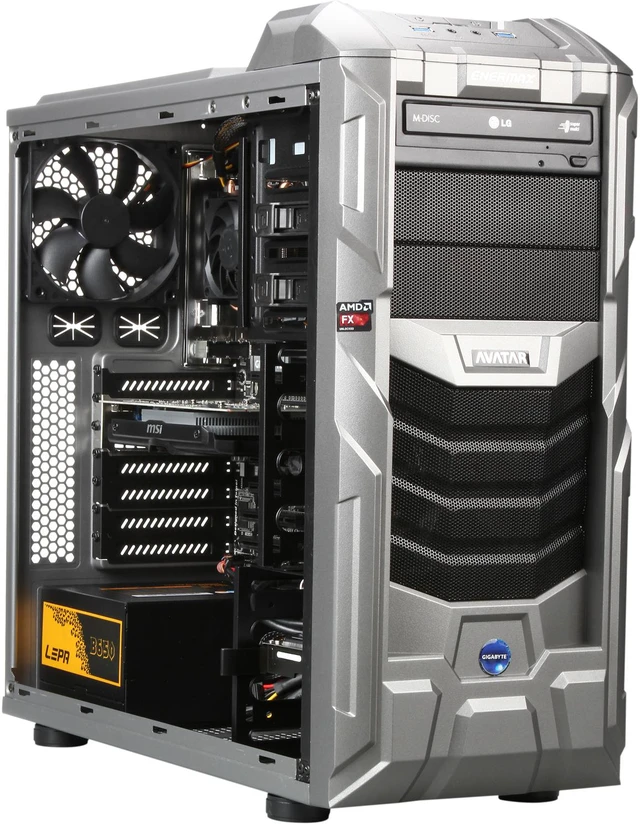 Avatar Desktop PC Gaming FX8375TI AMD FX-Series FX-8350 8GB DDR3 1TB ...