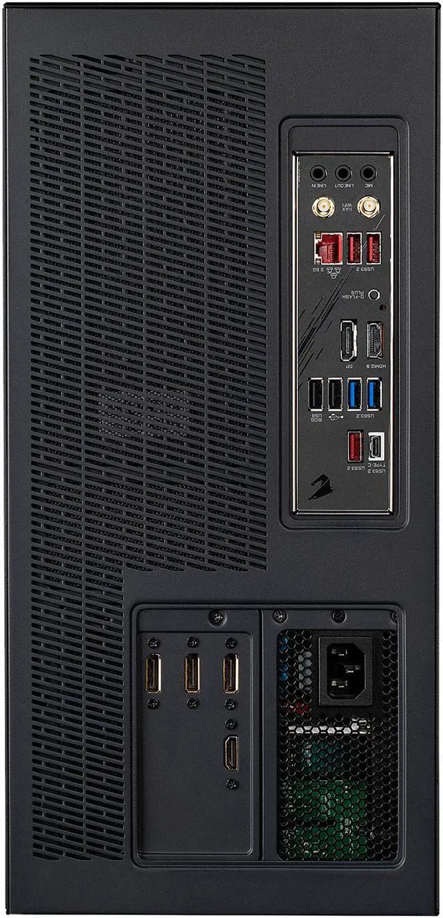 Alt view image 4 of 6 - AORUS MODEL S Gaming PC Computer Desktop (Intel i9-11900K, NVIDIA GeForce RTX 3080 10GB GDDR6X, 32GB DDR4 RAM, 3TB M.2 SSD) - GB-AMSI9N8I-2051