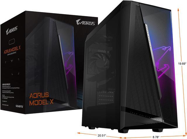Alt view image 6 of 6 - AORUS MODEL X Gaming PC Computer Desktop (Intel i9-11900K, NVIDIA GeForce RTX 3080 10GB GDDR6X, 16GB DDR4 RAM, 3TB M.2 SSD) - GB-AMXI9N8A-2051