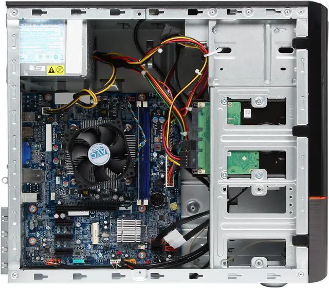 Alt view image 7 of 10 - Lenovo Desktop PC H430 (57312709) Intel Pentium G2020 4GB DDR3 1TB HDD Intel HD Graphics Windows 8