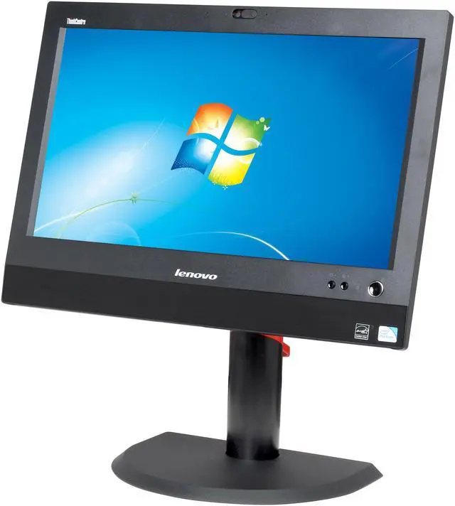 Alt view image 3 of 9 - Lenovo All-In-One PC ThinkCentre M72z (3548F4U) Intel Pentium G2020 2GB DDR3 500GB HDD 20.0" Windows 7 Professional 64-bit