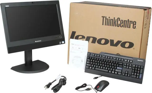 Alt view image 9 of 9 - Lenovo All-In-One PC ThinkCentre M72z (3548F4U) Intel Pentium G2020 2GB DDR3 500GB HDD 20.0" Windows 7 Professional 64-bit