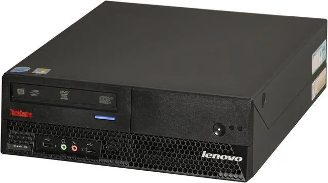 Alt view image 3 of 8 - ThinkCentre Desktop PC M57P Intel Core 2 Duo E6550 4GB 160GB HDD Windows 7 Professional 64-bit