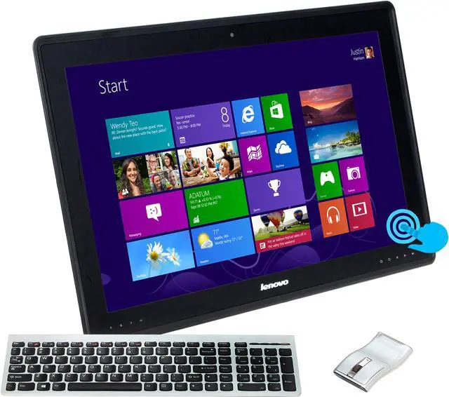 Main image of Lenovo All-in-One PC IdeaCentre Horizon 27 (57315178) Intel Core i5-3337U 6GB DDR2 1TB HDD 27" Touchscreen Windows 8