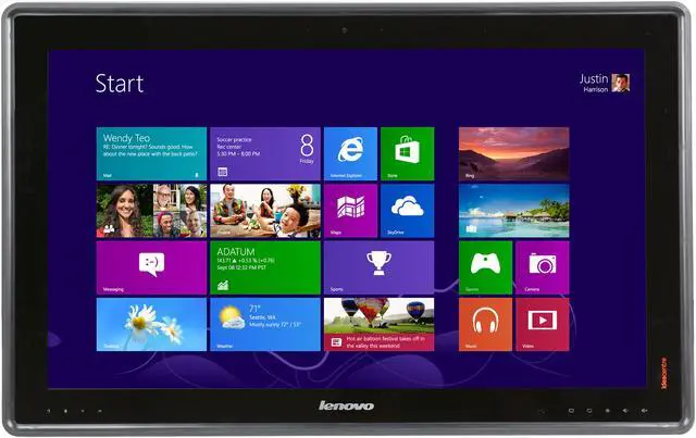 Alt view image 2 of 11 - Lenovo All-in-One PC IdeaCentre Horizon 27 (57315178) Intel Core i5-3337U 6GB DDR2 1TB HDD 27" Touchscreen Windows 8