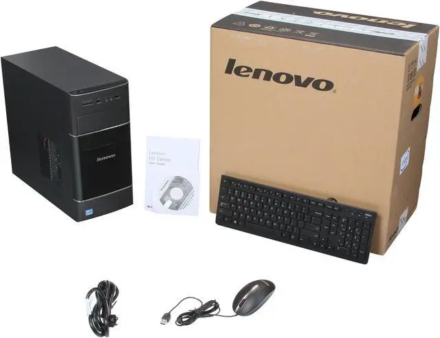 Alt view image 9 of 9 - Lenovo Desktop PC H520 (57315552) Intel Core i5-3330 8GB DDR3 1TB HDD Intel HD Graphics 2500 Windows 8