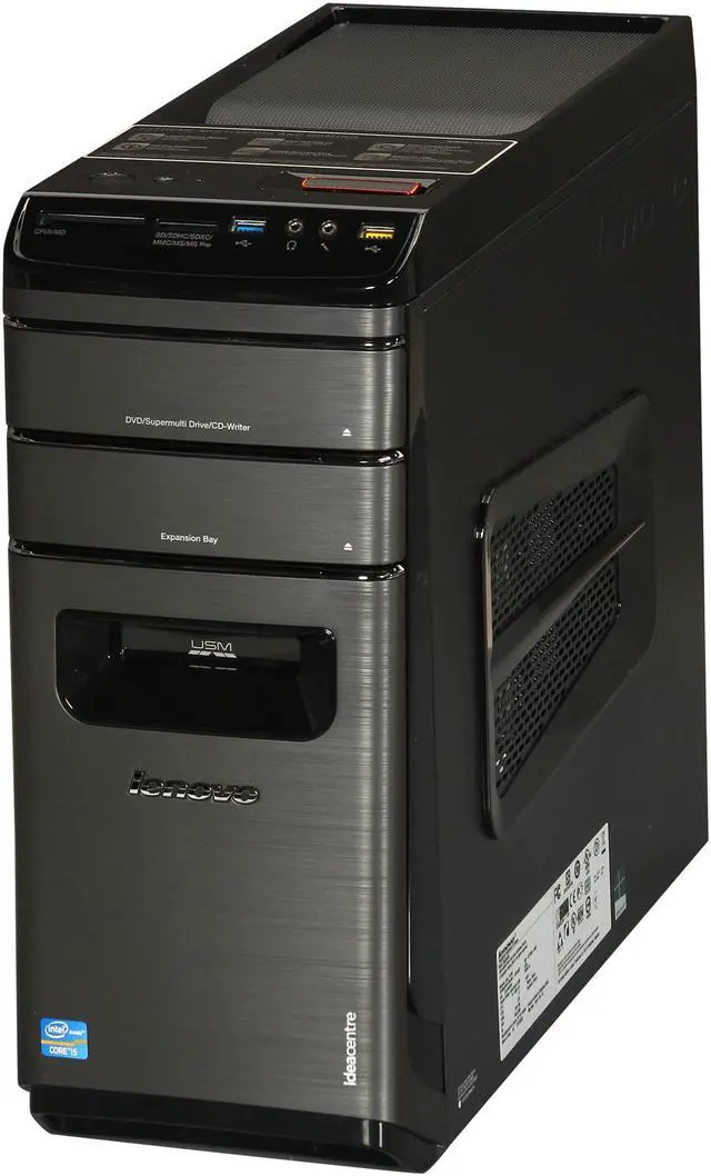 Alt view image 3 of 10 - Lenovo K450 Tower Core i5 4430 12GB / 1TB HDD 2GB GTX 650   (57315522)