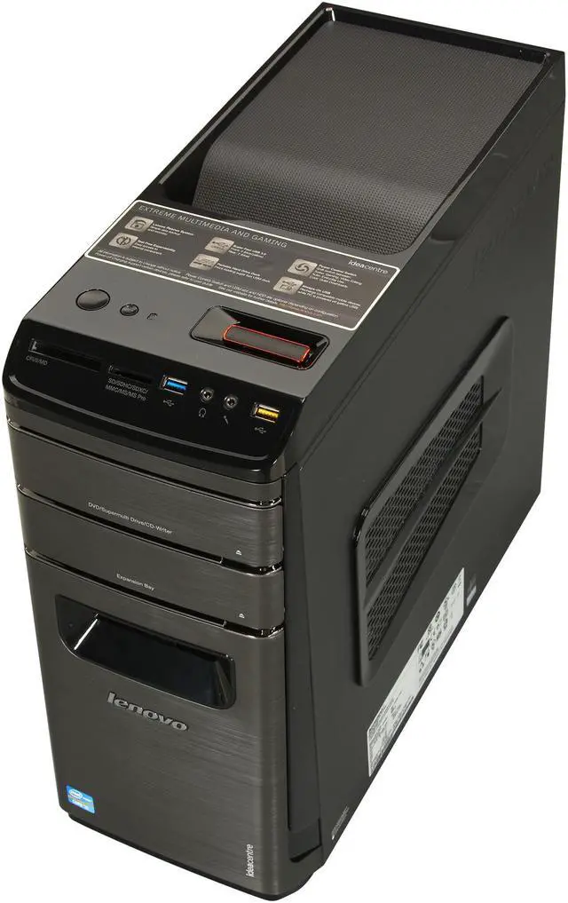 Alt view image 8 of 10 - Lenovo K450 Tower Core i5 4430 12GB / 1TB HDD 2GB GTX 650   (57315522)