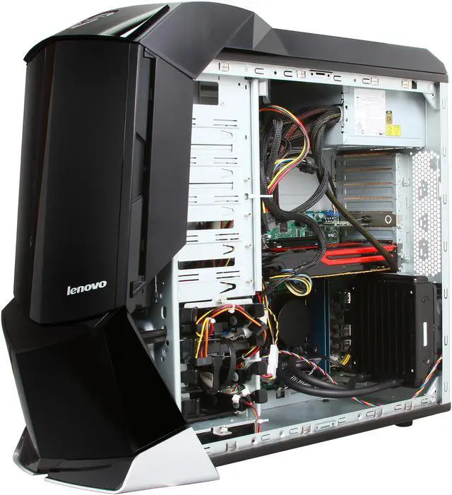 Alt view image 7 of 10 - Lenovo Desktop PC Erazer X700 (57316913) Intel Core i7-3930K 16GB DDR3 2TB HDD + 128GB SSD HDD AMD Radeon HD 8950 3GB Windows 8