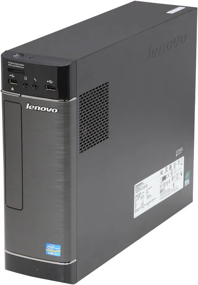 Alt view image 3 of 10 - Lenovo Desktop PC H520s (57317561) Intel Core i5-3330 6GB DDR3 1TB HDD Intel HD Graphics 2500 Windows 8