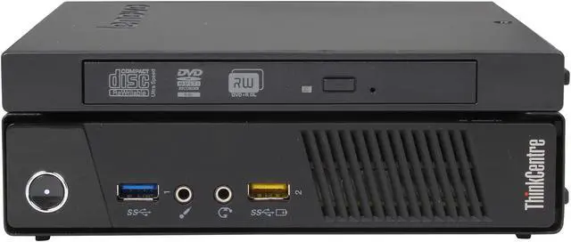 Alt view image 2 of 8 - ThinkCentre Desktop PC M93p 10AB000QUS Intel Core i7-4765T 4GB DDR3 500GB HDD Intel HD Graphics 4600 Windows 7 Professional 64-bit