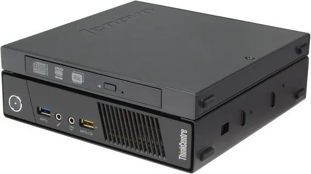 Alt view image 3 of 8 - ThinkCentre Desktop PC M93p 10AB000QUS Intel Core i7-4765T 4GB DDR3 500GB HDD Intel HD Graphics 4600 Windows 7 Professional 64-bit