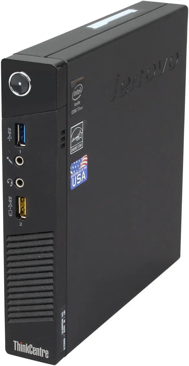 Alt view image 5 of 8 - ThinkCentre Desktop PC M93p 10AB000QUS Intel Core i7-4765T 4GB DDR3 500GB HDD Intel HD Graphics 4600 Windows 7 Professional 64-bit