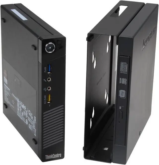 Alt view image 6 of 8 - ThinkCentre Desktop PC M93p 10AB000QUS Intel Core i7-4765T 4GB DDR3 500GB HDD Intel HD Graphics 4600 Windows 7 Professional 64-bit