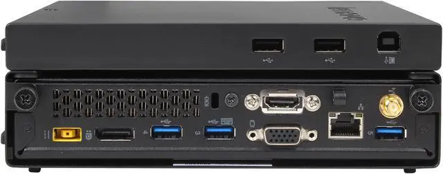 Alt view image 7 of 8 - ThinkCentre Desktop PC M93p 10AB000QUS Intel Core i7-4765T 4GB DDR3 500GB HDD Intel HD Graphics 4600 Windows 7 Professional 64-bit