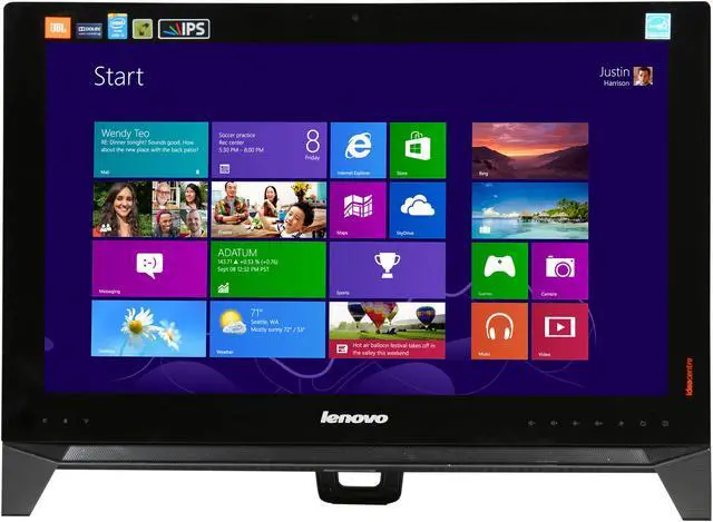 Alt view image 2 of 7 - Lenovo B550 23" AIO Intel Core i3 4130  4GB / 1TB HDD (57321271)