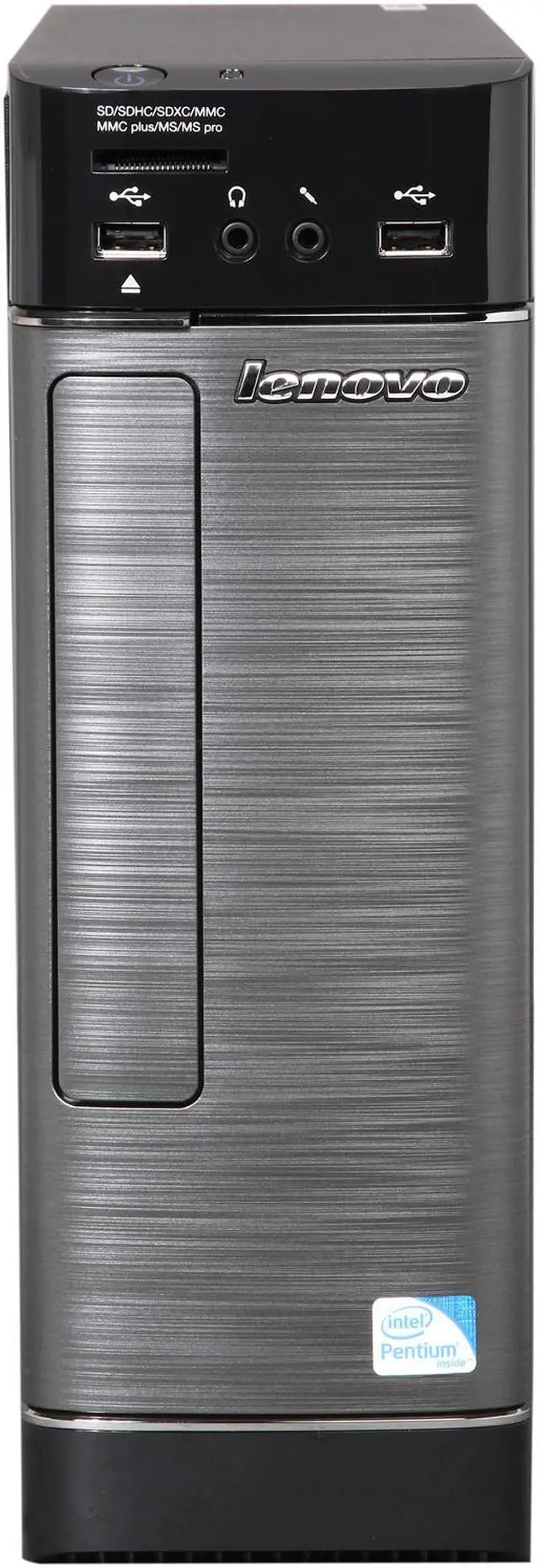 Alt view image 2 of 10 - Lenovo Desktop PC H530S (57321111) Intel Pentium G3220 4GB DDR3 1TB HDD Intel HD Graphics Windows 8