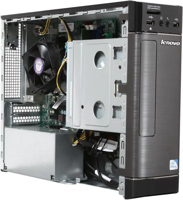 Alt view image 7 of 10 - Lenovo Desktop PC H530S (57321111) Intel Pentium G3220 4GB DDR3 1TB HDD Intel HD Graphics Windows 8