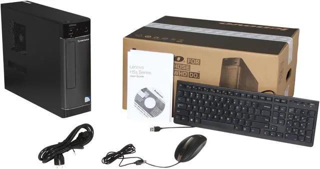 Alt view image 10 of 10 - Lenovo Desktop PC H530S (57321111) Intel Pentium G3220 4GB DDR3 1TB HDD Intel HD Graphics Windows 8