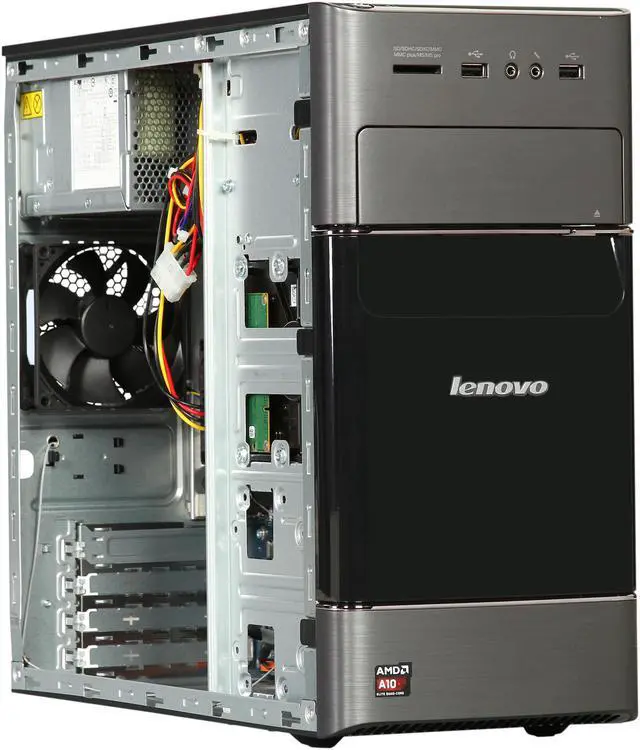 Alt view image 7 of 9 - Lenovo H535  AMD A10 6700 8GB / 2TB  AMD Radeon HD 8670D (57321302)