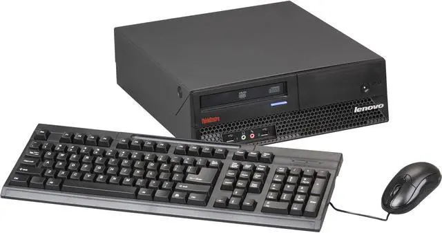 Alt view image 2 of 8 - Lenovo ThinkCentre M57 Recertified Off Lease Desktop PC with Intel Core 2 Duo 2.66 Ghz, 4GB RAM, 750GB HDD, Windows 7 Home Premium 32 Bit (Microsoft Authorized Refurbish) w/1 year warranty