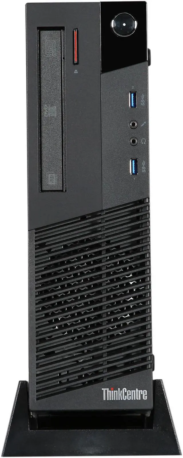 Alt view image 2 of 9 - ThinkCentre Desktop PC M83 10AM0007US Intel Core i5-4570 4GB DDR3 500GB HDD Intel HD Graphics 4600 Windows 7 Professional 64-bit