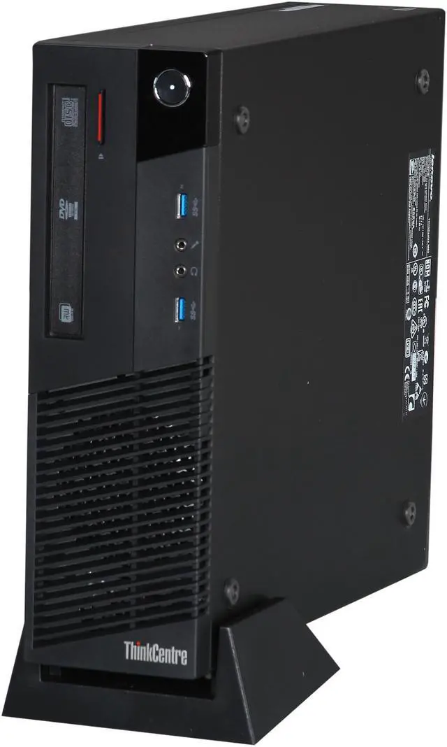 Alt view image 3 of 9 - ThinkCentre Desktop PC M83 10AM0009US Intel Core i3-4130 4GB DDR3 500GB HDD Intel HD Graphics 4600 Windows 7 Professional