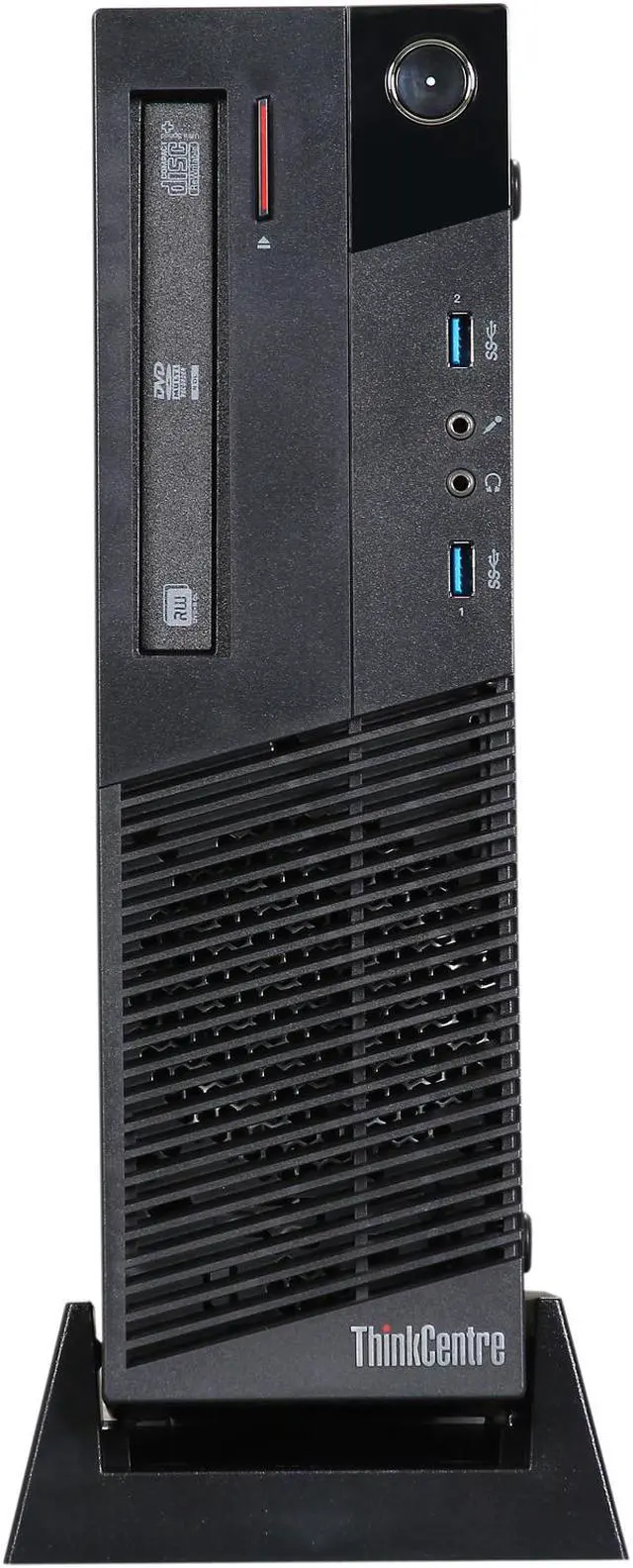 Alt view image 2 of 9 - ThinkCentre Desktop PC M83 10AM000AUS Intel Core i7-4770 4GB DDR3 1TB HDD Intel HD Graphics 4600 Windows 7 Professional 64-bit