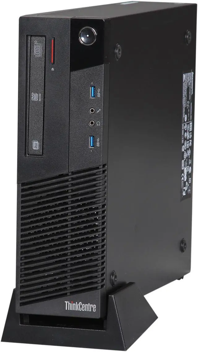 Alt view image 3 of 9 - ThinkCentre Desktop PC M83 10AM000AUS Intel Core i7-4770 4GB DDR3 1TB HDD Intel HD Graphics 4600 Windows 7 Professional 64-bit