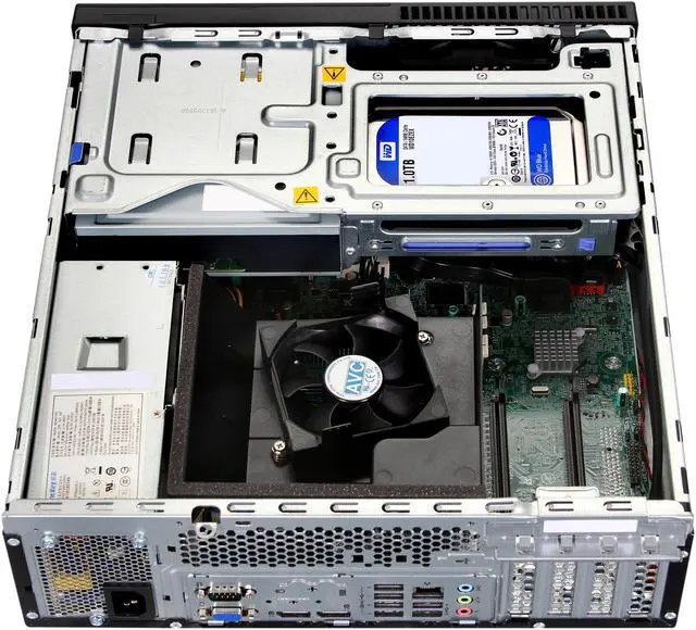 Alt view image 5 of 9 - ThinkCentre Desktop PC M83 10AM000AUS Intel Core i7-4770 4GB DDR3 1TB HDD Intel HD Graphics 4600 Windows 7 Professional 64-bit