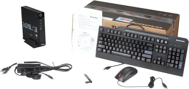 Alt view image 6 of 6 - ThinkCentre Desktop PC M73 Tiny 10AY001RUS Intel Core i3-4130T 4GB DDR3 500GB HDD Windows 7 Professional 64-bit