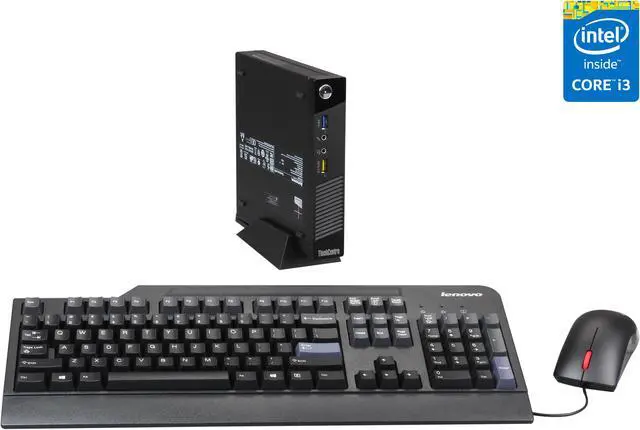 Main image of ThinkCentre Desktop PC M73 Tiny 10AY001RUS Intel Core i3-4130T 4GB DDR3 500GB HDD Windows 7 Professional 64-bit