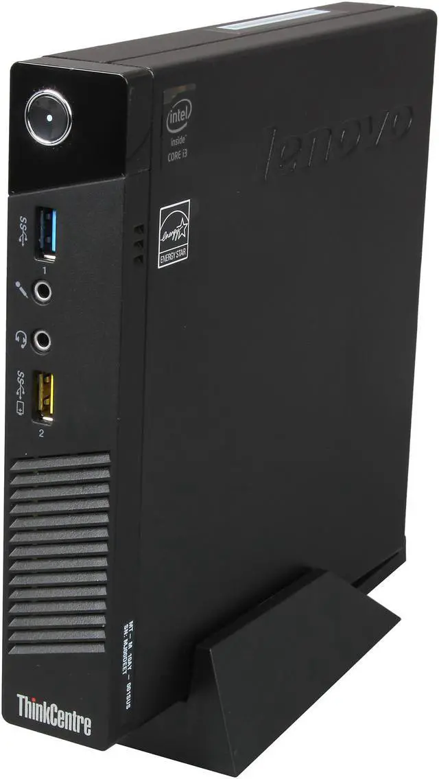 Alt view image 3 of 7 - ThinkCentre Desktop PC M73 Tiny 10AY001SUS Intel Core i3-4130 4GB DDR3 500GB HDD Windows 7 Professional 64-bit