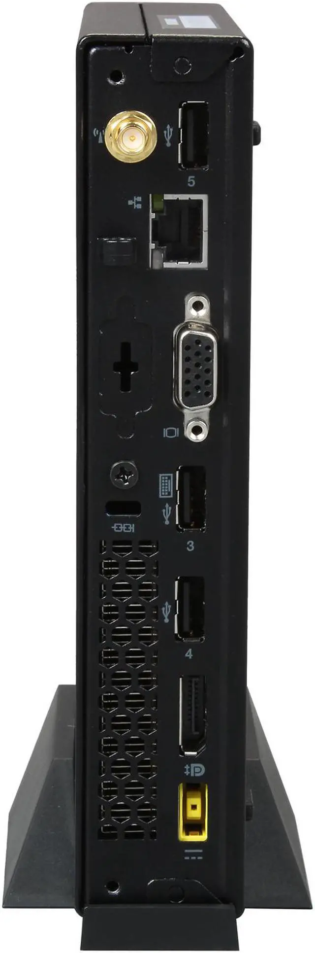 Alt view image 5 of 7 - ThinkCentre Desktop PC M73 Tiny 10AY001SUS Intel Core i3-4130 4GB DDR3 500GB HDD Windows 7 Professional 64-bit