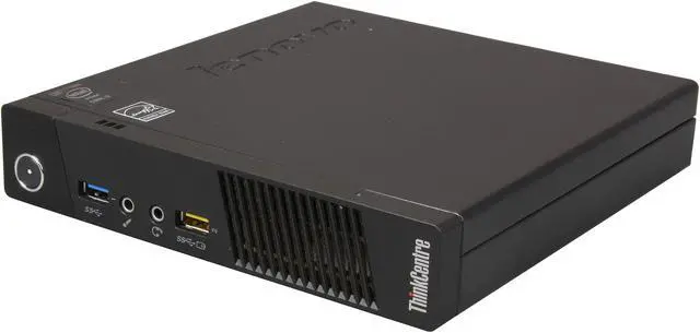 Alt view image 6 of 7 - ThinkCentre Desktop PC M73 Tiny 10AY001SUS Intel Core i3-4130 4GB DDR3 500GB HDD Windows 7 Professional 64-bit