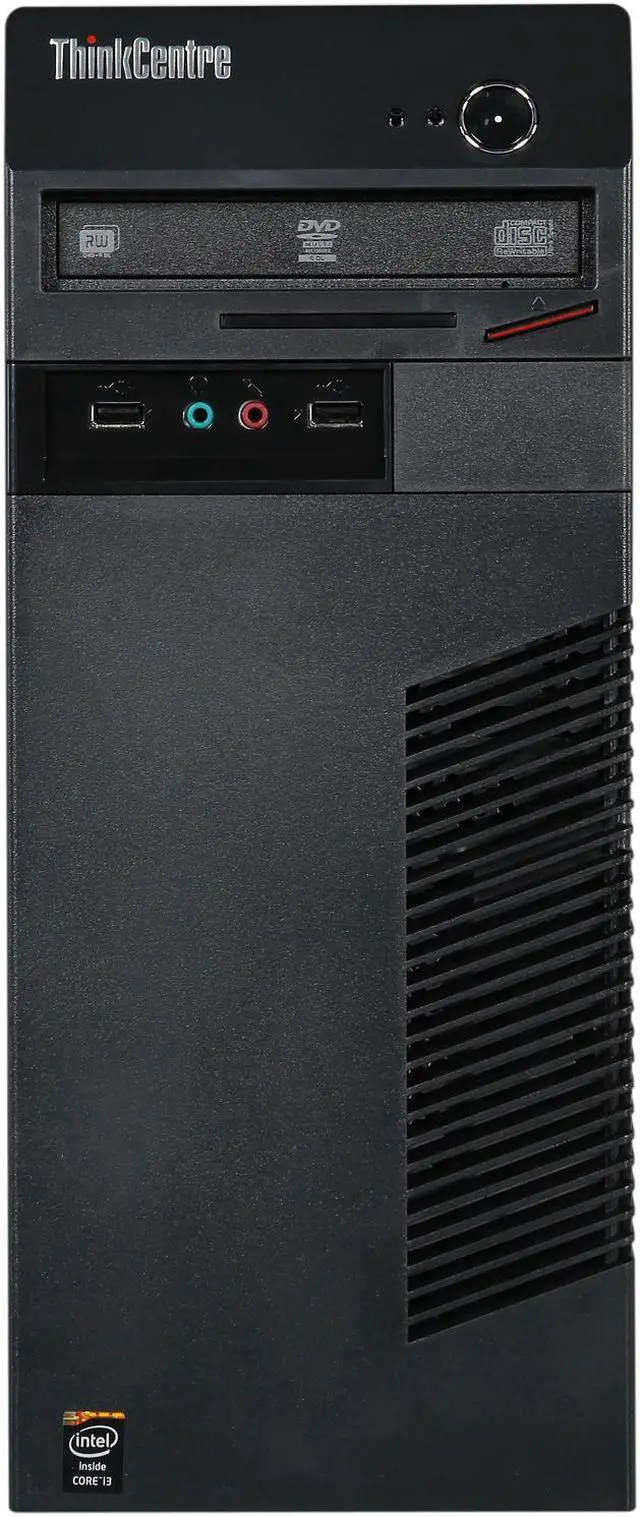 Alt view image 2 of 9 - Lenovo Desktop PC ThinkCentre M73 (10B00006US) Intel Core i3-4130 4GB DDR3 500GB HDD Intel HD Graphics 4400 Windows 7 Professional 64-Bit / Windows 8 Pro Downgrade