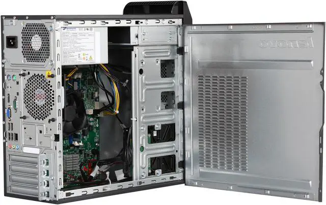 Alt view image 5 of 9 - Lenovo Desktop PC ThinkCentre M73 (10B00006US) Intel Core i3-4130 4GB DDR3 500GB HDD Intel HD Graphics 4400 Windows 7 Professional 64-Bit / Windows 8 Pro Downgrade