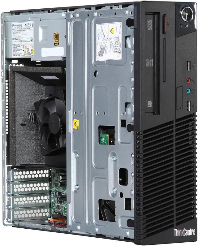 Alt view image 7 of 10 - ThinkCentre Desktop PC M73 (10B60008US) Intel Core i5-4570 4GB DDR3 500GB HDD Intel HD Graphics 4600 Windows 7 Professional 64-Bit / Windows 8 Pro Downgrade