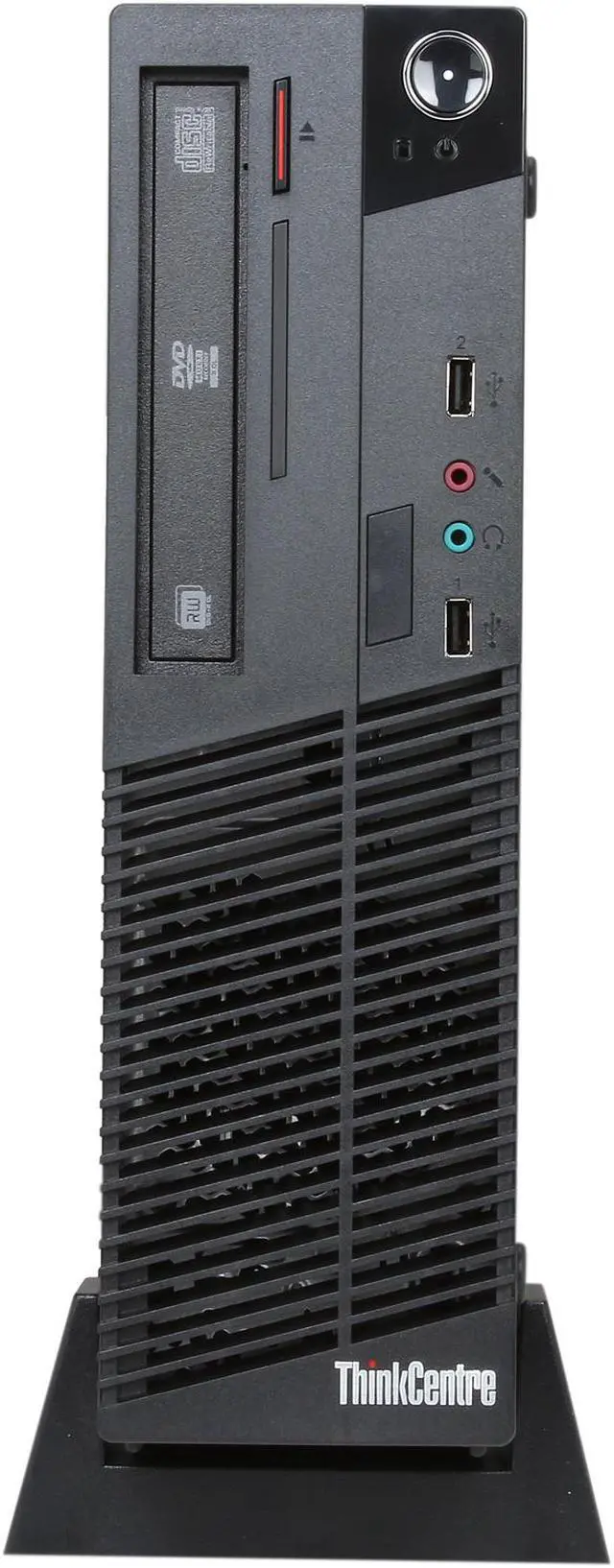 Alt view image 2 of 9 - Lenovo Desktop PC ThinkCentre M73 (10B60009US) Intel Core i3-4130 4GB DDR3 500GB HDD Intel HD Graphics 4600 Windows 7 Professional