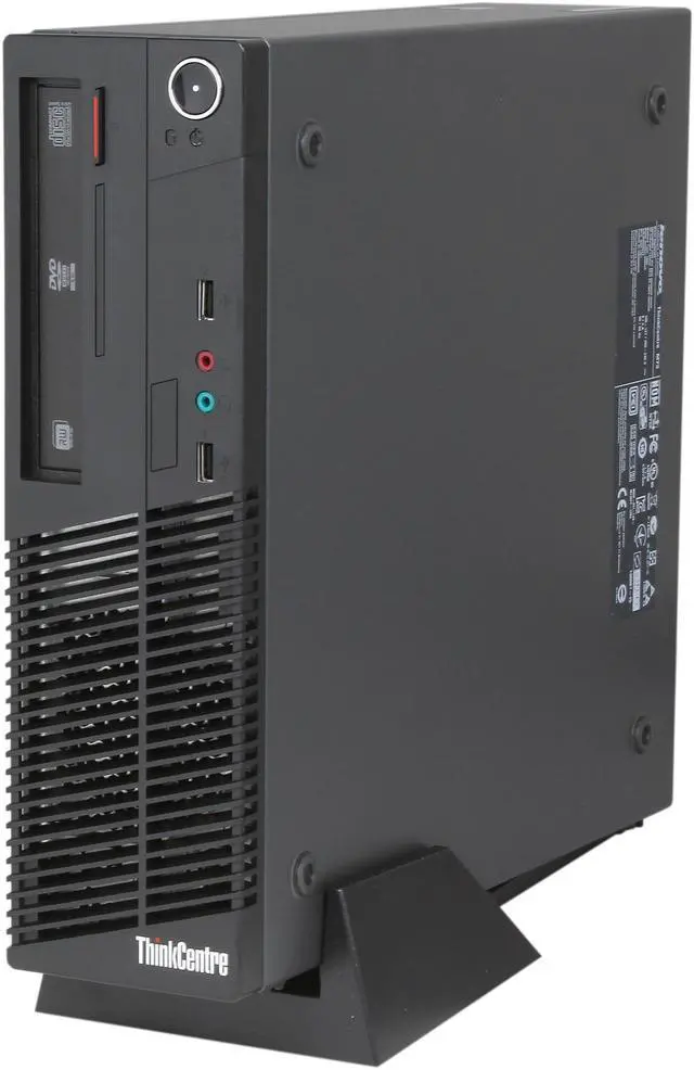 Alt view image 3 of 9 - Lenovo Desktop PC ThinkCentre M73 (10B60009US) Intel Core i3-4130 4GB DDR3 500GB HDD Intel HD Graphics 4600 Windows 7 Professional