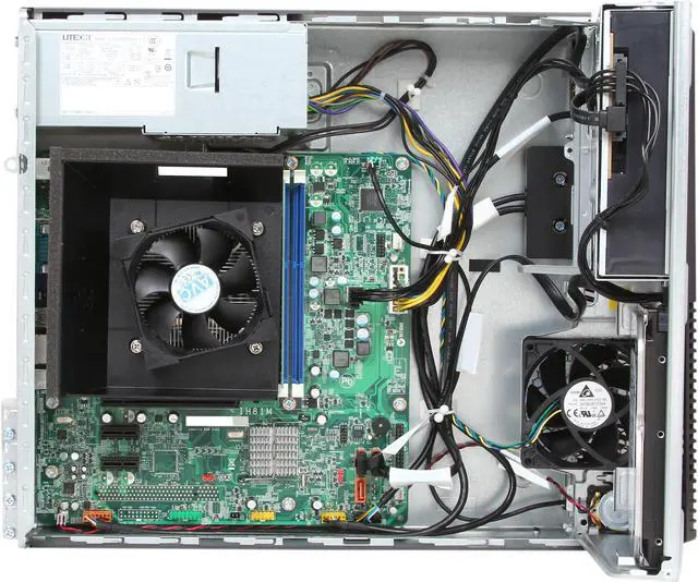 Alt view image 6 of 9 - Lenovo Desktop PC ThinkCentre M73 (10B60009US) Intel Core i3-4130 4GB DDR3 500GB HDD Intel HD Graphics 4600 Windows 7 Professional