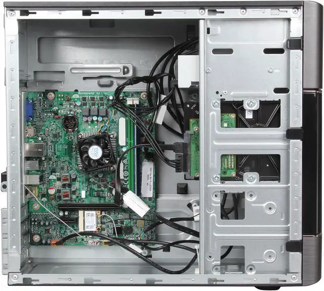 Alt view image 6 of 9 - Lenovo Desktop PC H515 (57321121) AMD A4-5000 4GB DDR3 500GB HDD AMD Radeon HD 8330 Windows 8 64-bit