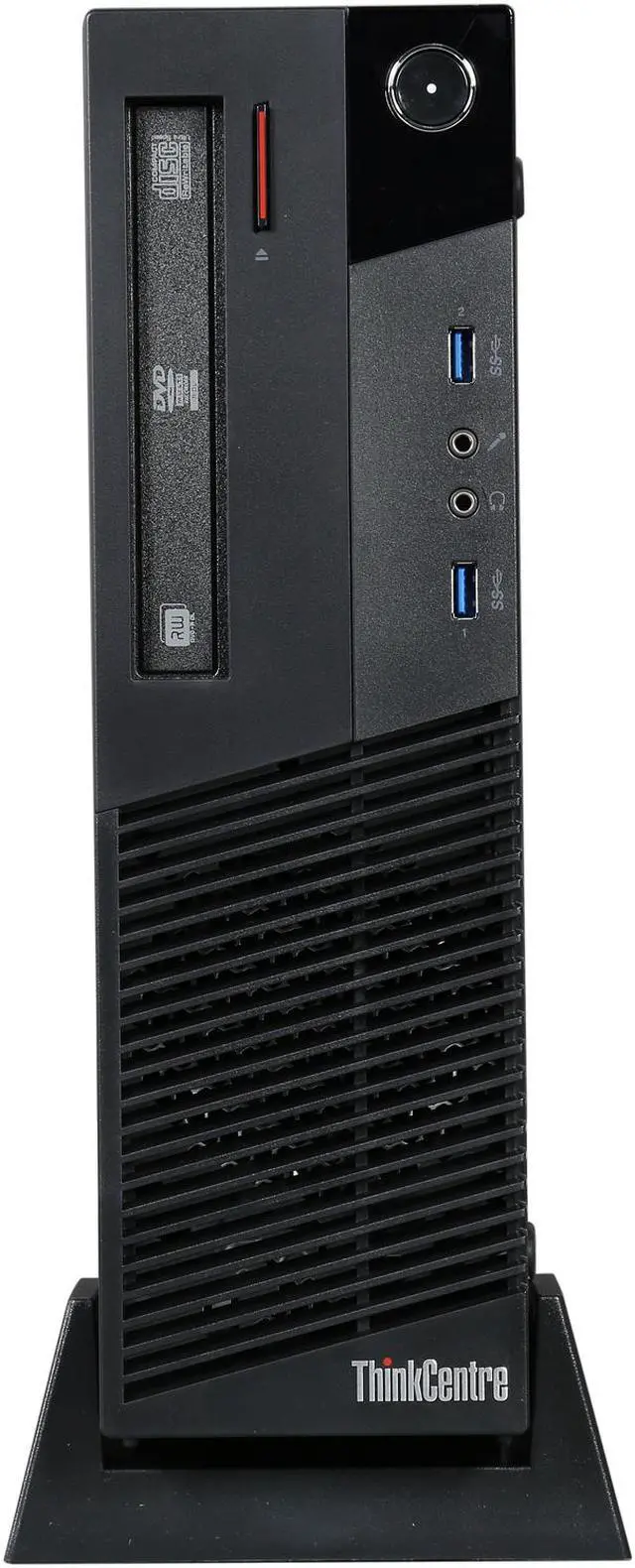 Alt view image 2 of 9 - Lenovo Desktop PC ThinkCentre M93P(10A90016US) Intel Core i7-4770 4GB DDR3 1TB HDD Intel HD Graphics 4600 Windows 7 Professional 64bit