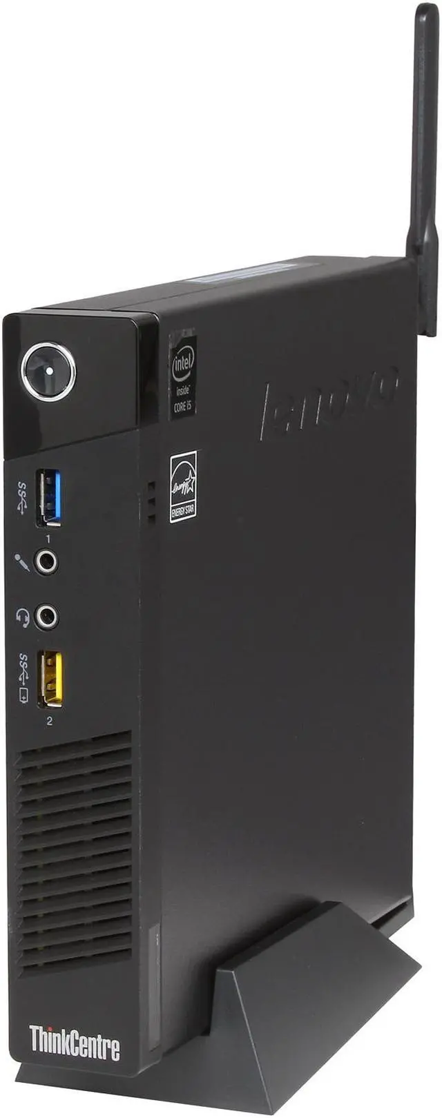Alt view image 3 of 7 - ThinkCentre Desktop PC M73 (10AY001YUS) Intel Core i5-4570T 4GB DDR3 500GB HDD 8GB SSD Intel HD Graphics 4600 Windows 7 Professional 64-Bit / Windows 8 Pro Downgrade